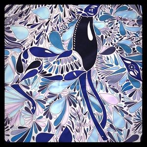 Hermes silk scarf, worn once - excellent condition